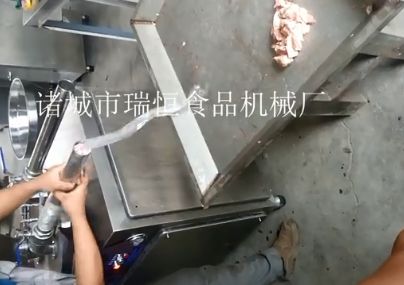 液壓灌腸機(jī)，大肉塊